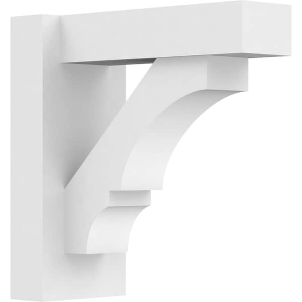 Ekena Millwork Balboa Architectural Grade PVC Outlooker with Block Ends, 5"W X 12"D X 12"H OUTP05X12X12BOA05 - main